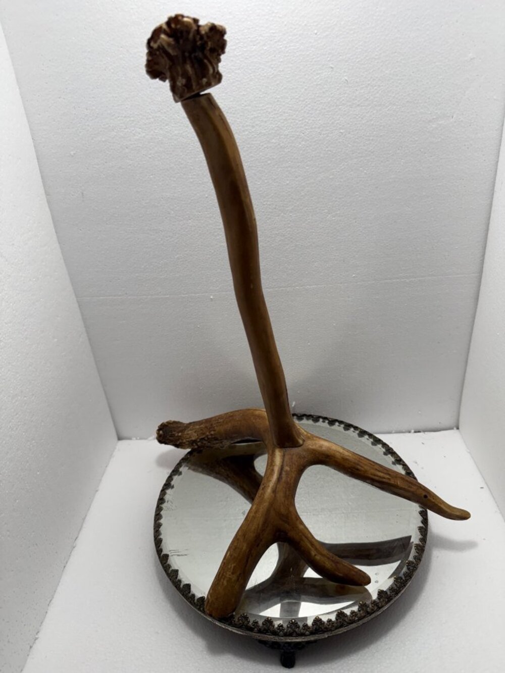 Deer Antler Paper Towel Holder Rustic Country Vintage